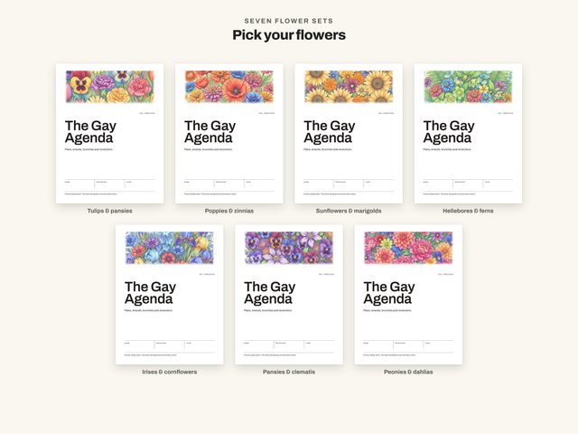 The Gay Agenda: Flower sets