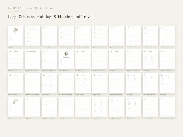 The Home & Family Binder: Every page, part 7