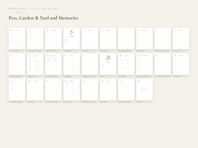 The Home & Family Binder: Every page, part 9