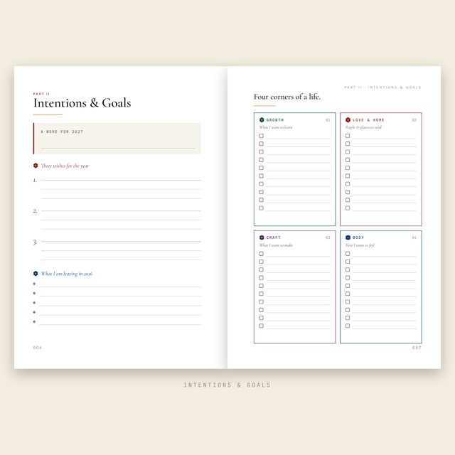 2027 Agenda Book: Goals