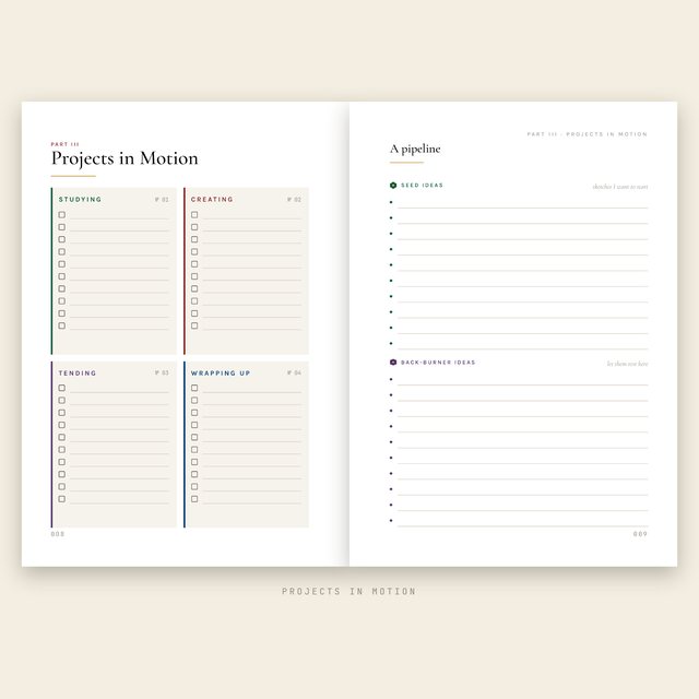 2027 Agenda Book: Projects