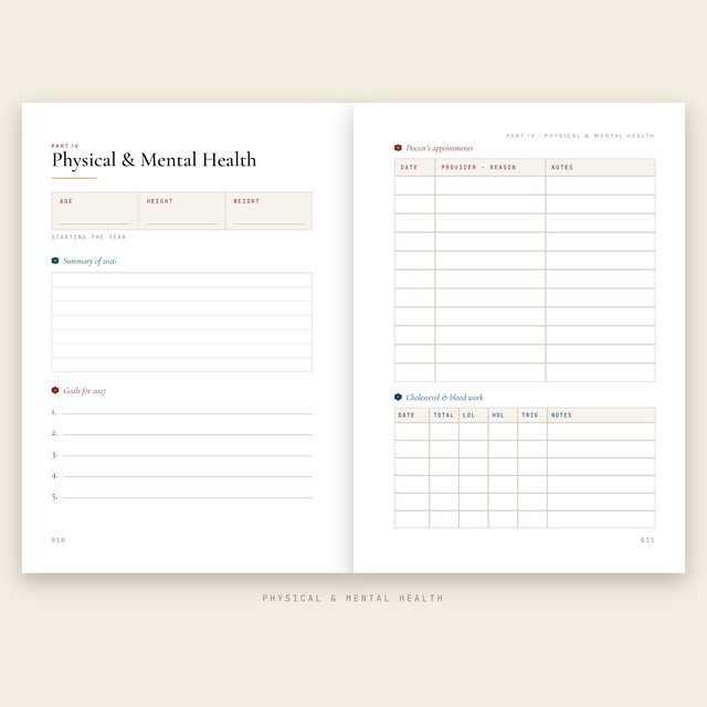 2027 Agenda Book: Health