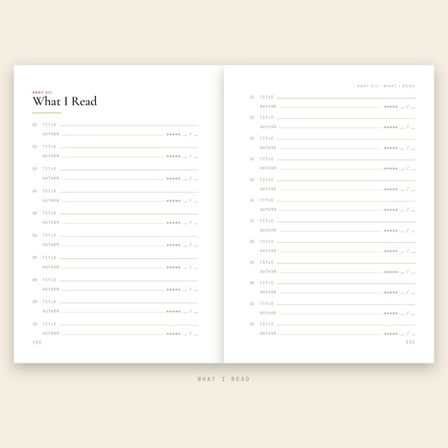2027 Agenda Book: Reading