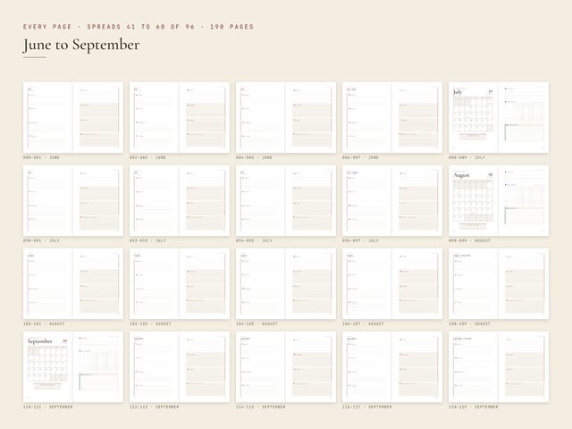 2027 Agenda Book: Every page, part 3